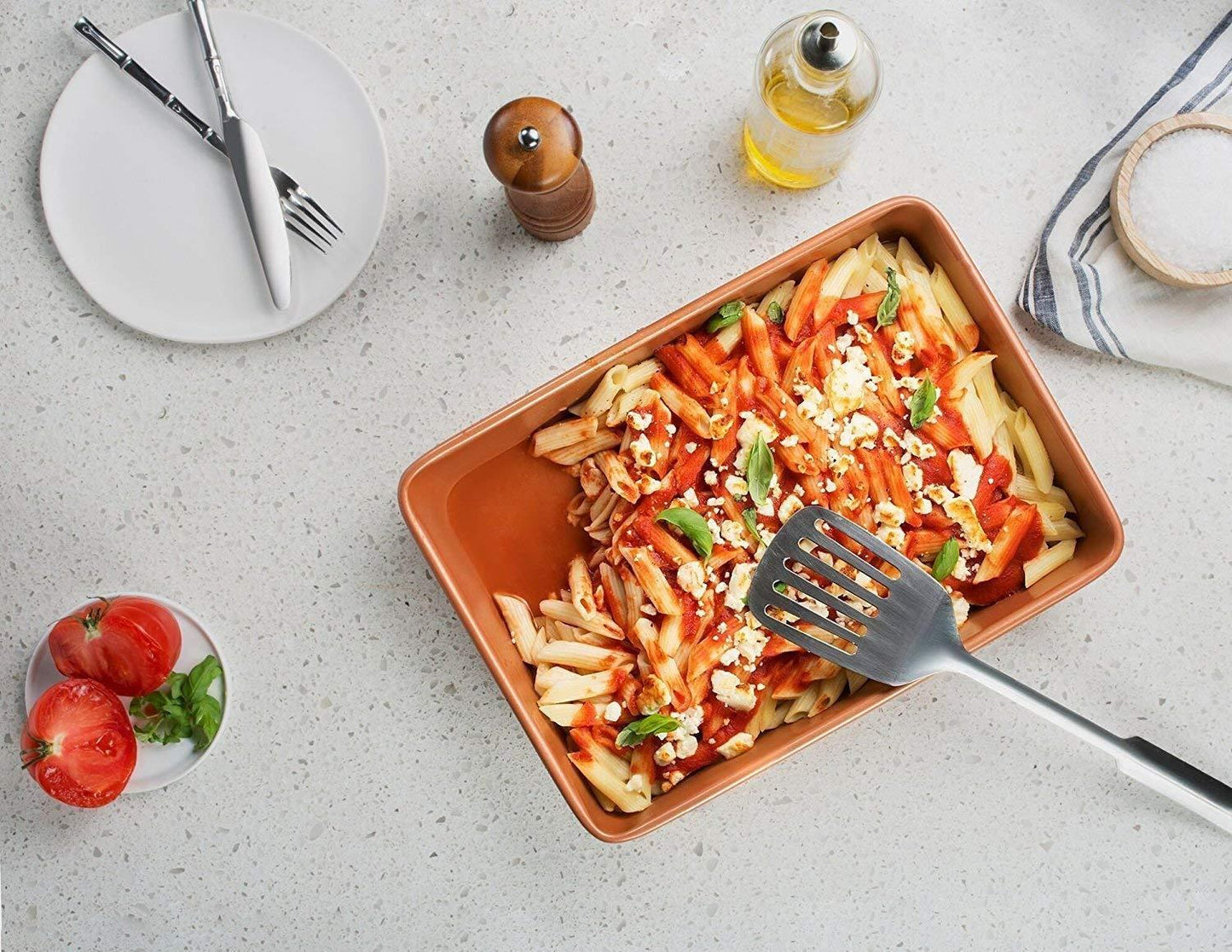 13" x 9" Copper Nonstick Baking Pan