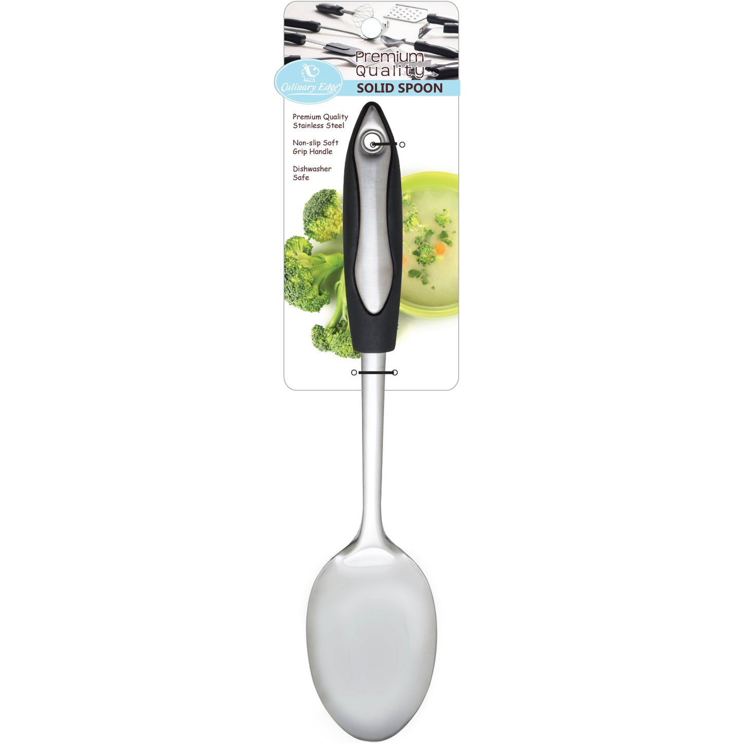 SOLID SPOON - SS HANDLE