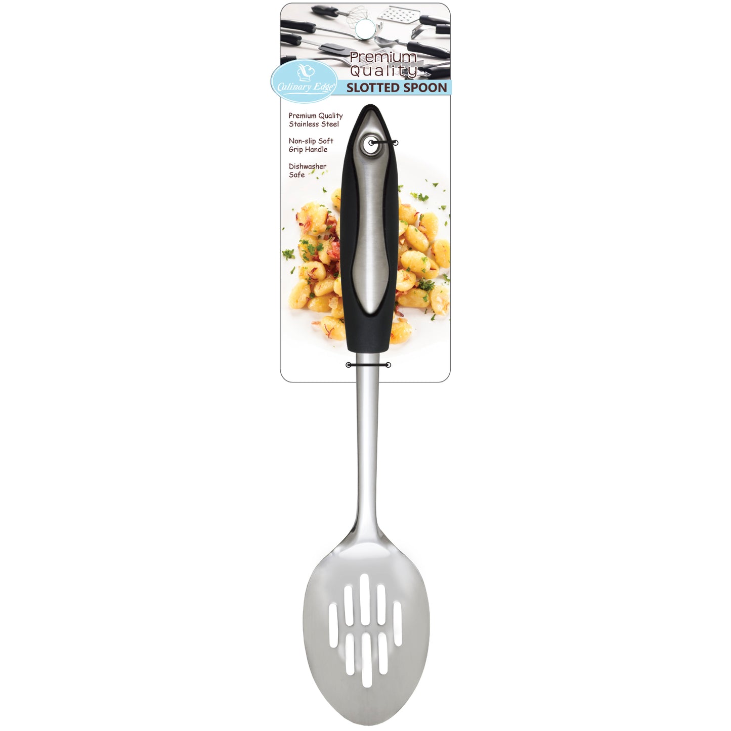 SLOTTED SPOON - SS HANDLE