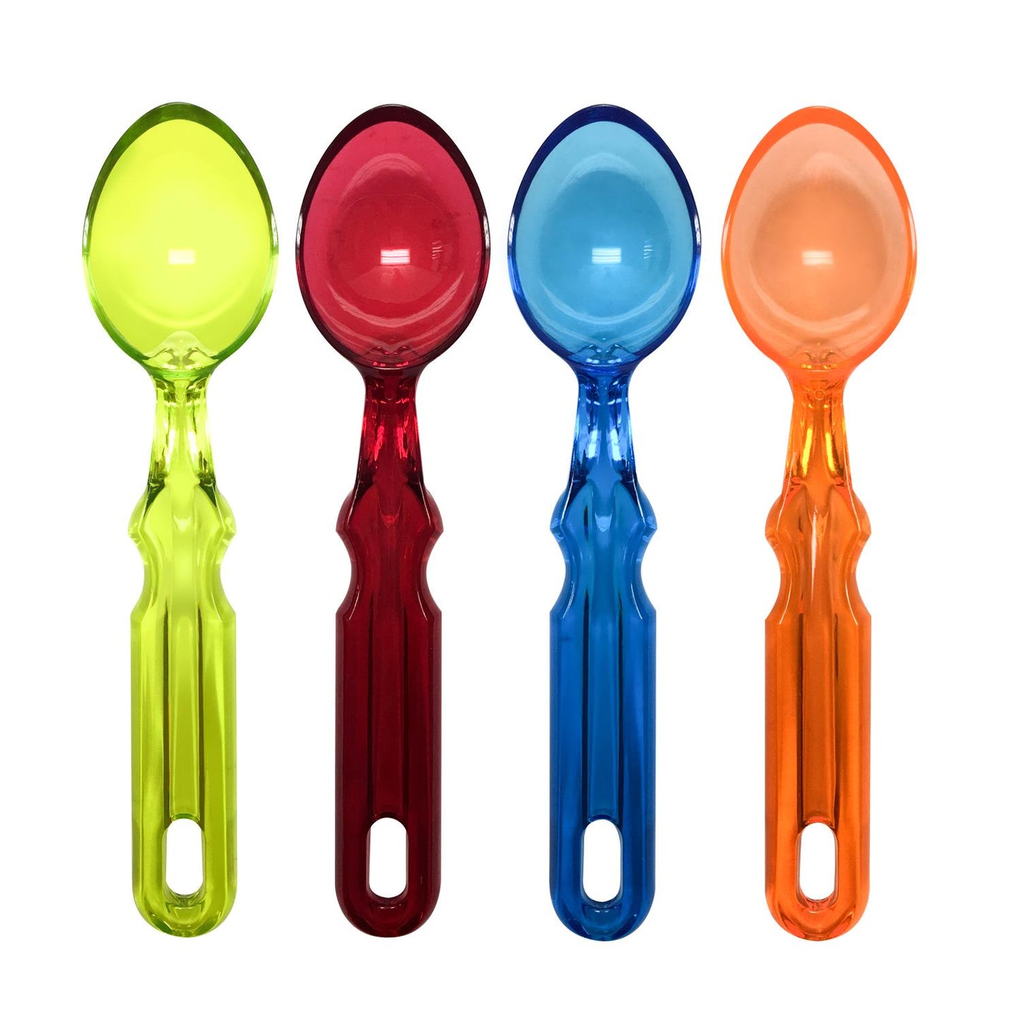 PLASTIC ICE CREAM SPOON IN DISPLAY