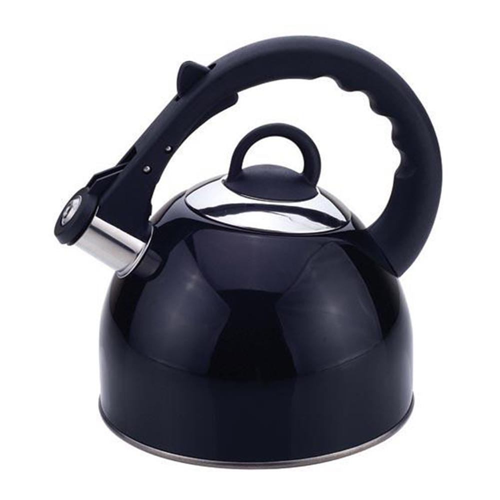 2.5QT S/S TEA KETTLE - BLACK