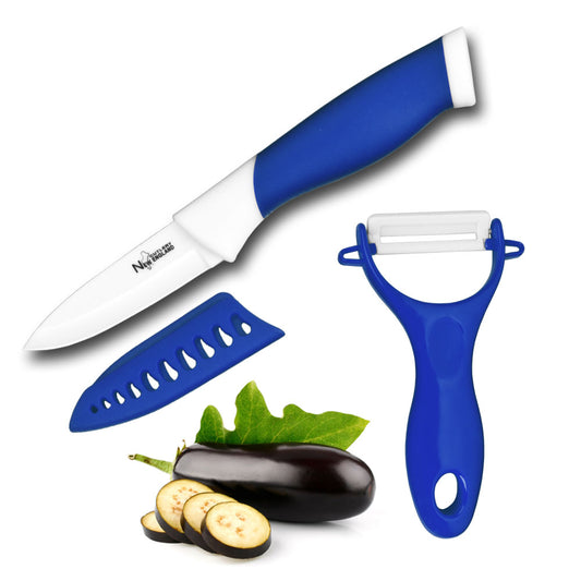 3 INCH CERAMIC KNIFE SET - BLU