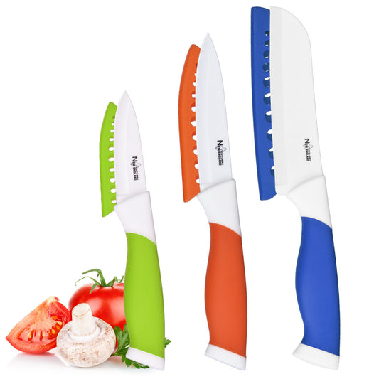 3PC CERAMIC KNIFE SET