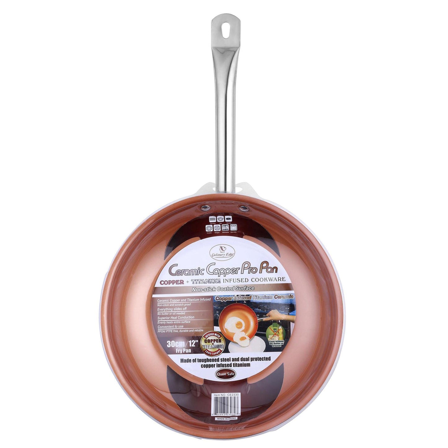12 INCH FRY PAN - COPPER