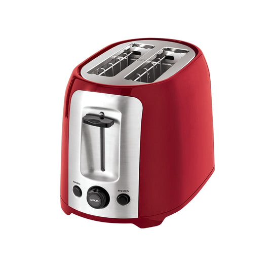 Culinary Edge 2-Slice Extra Wide Slot Toaster / Red /Silver, P2005