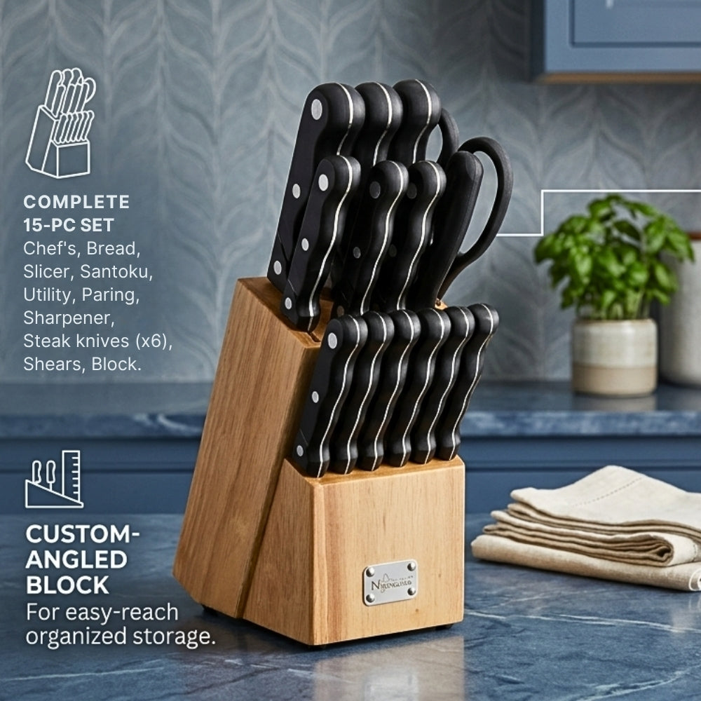 Culinary Edge 15-Piece Knife Set