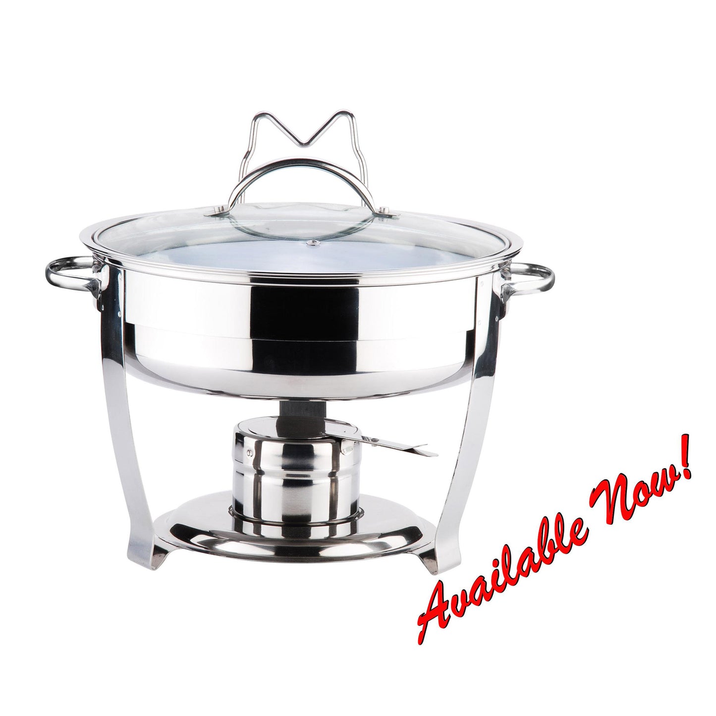 4QT STAINLESS STEEL CHAFING DISH
