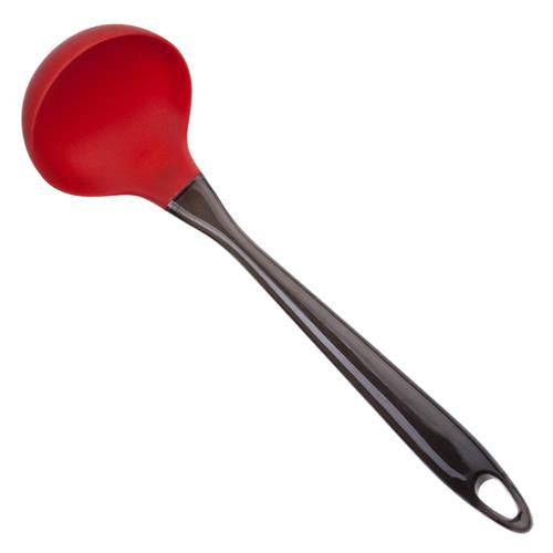SILICONE SOUP LADLE - RED