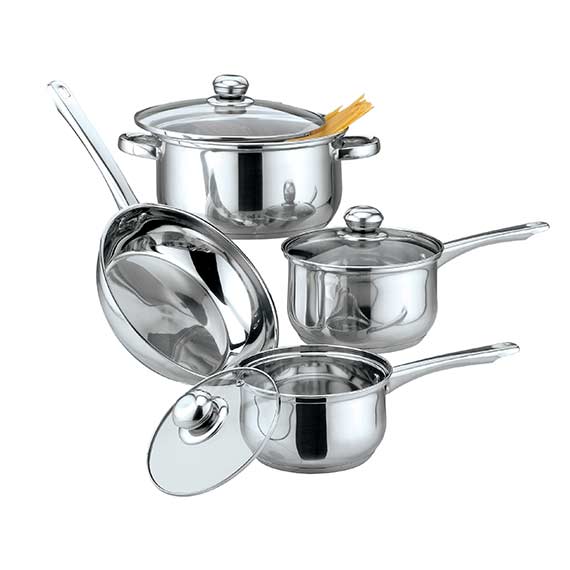 Classic 7PC S/S COOKWARE SET